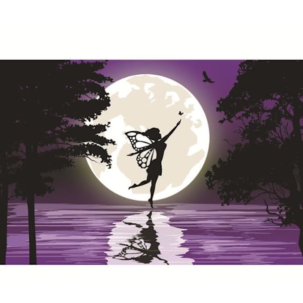 Diamond painting vid havet (30-40 cm)