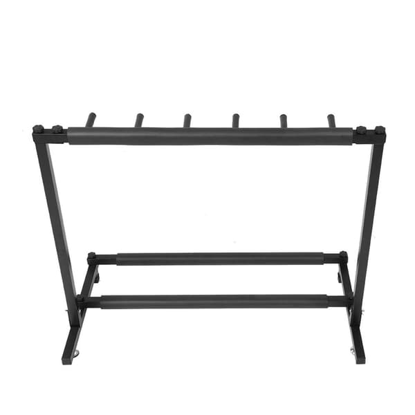 Metall Gitarr Displayställ Rack Organizer Hållare Instrument Tillbehör 5 Platser