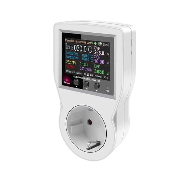 Tuya Wifi Termostat Socket 16A AC220V Digital Temperaturkontroller Socket Outlet Timer Bryter Sensor EU Plugg