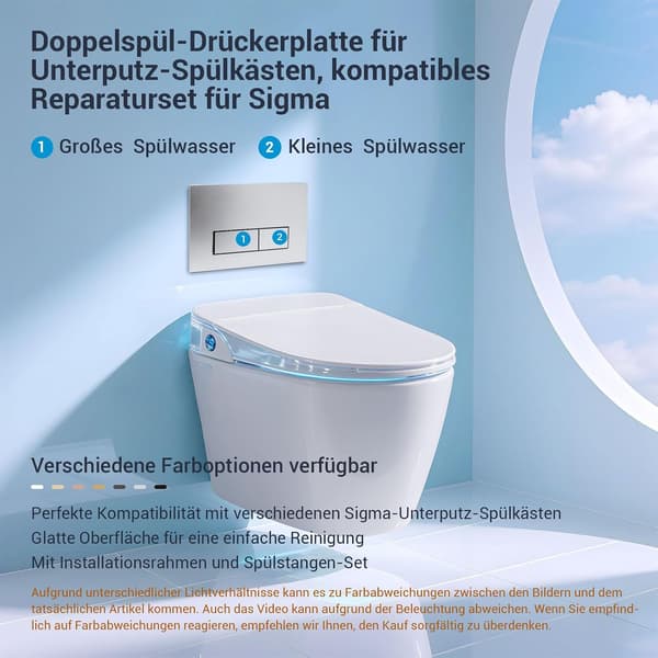 wxsp - Reservedel til toalettbetjeningspanel - med tilbehør[ht]