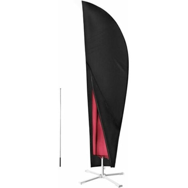 Cantilever parasolbetræk, anti-UV/vindtæt/vandtæt 420D Oxford stof beskyttelsesdæksel til offset stang paraply (280
