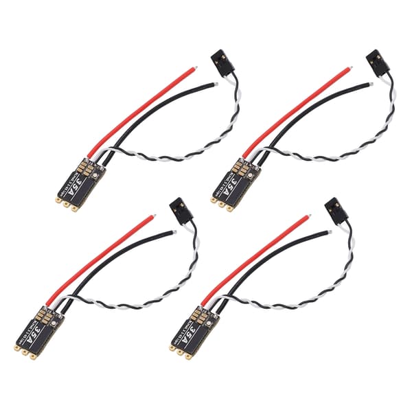 Sort Brushless Elektronisk Hastighedsregulator RGB LED Højhastighedsstyring Interferensresistent Brushless ESC 35A