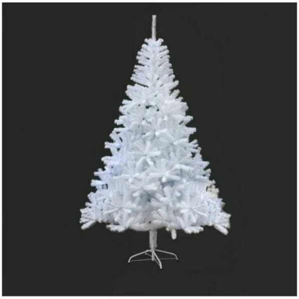 Konstgjord julgran, PVC-plast Vit julgran, 2st 60cm LYCXAMES