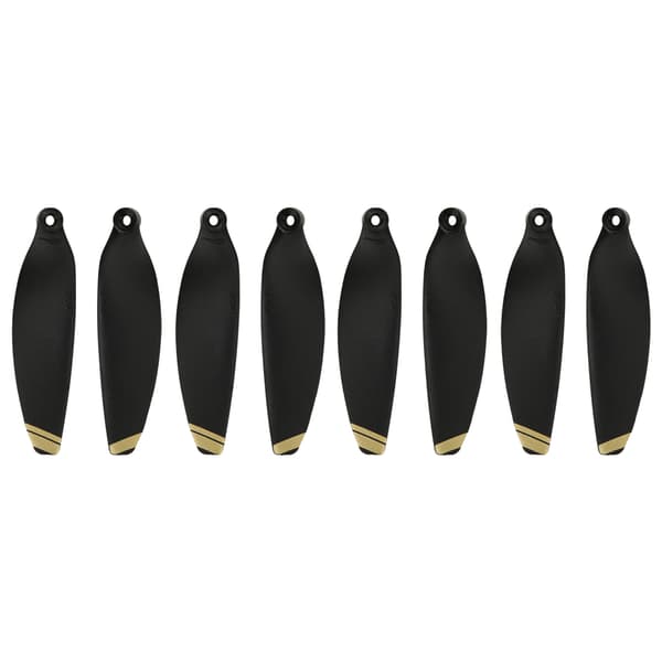 4 st propellerskydd 2 par 4726F svart propeller passar för MAVIC MINI Drone (guldkant)