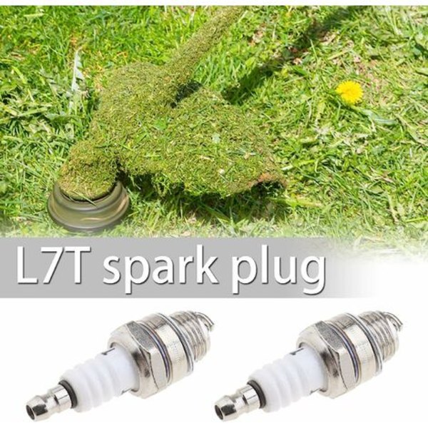 Tennplugg 2-takts utskifting tennplugger for motorsagklipper Gressklipper Hekksakser Skifte tilbehør 5,4 cm 2 stk.