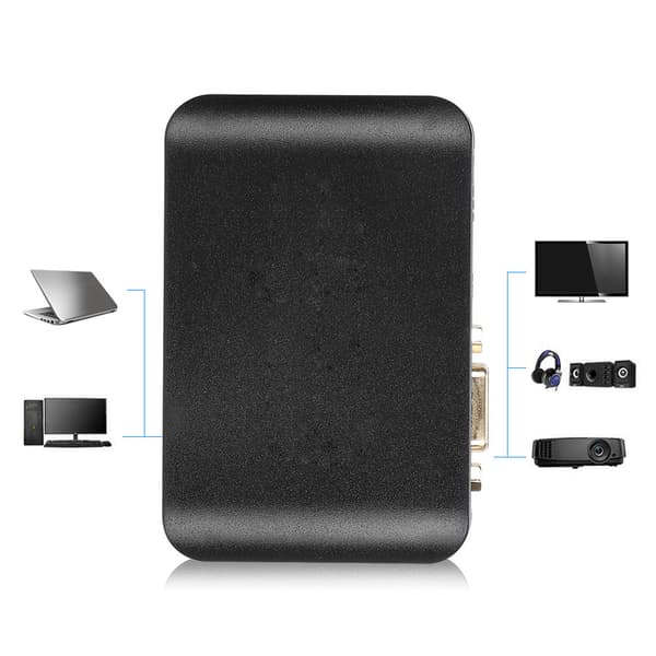 USB3.0 Videokonverter Stöd 1080P USB3.0 till HDMI + VGA Adapter Utrustning