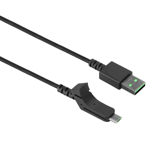 USB-kabel / USB-ledning egnet til Razer Lancehead trådløs gamingmus udskiftning