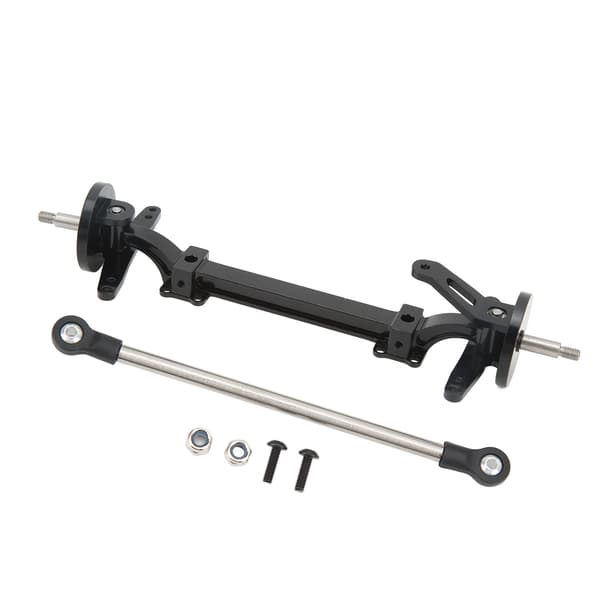 Tamiya 1/14 RC Bil Foraksel Styretøjsforbindelse Stangsæt Aluminium Legering Stål Sort