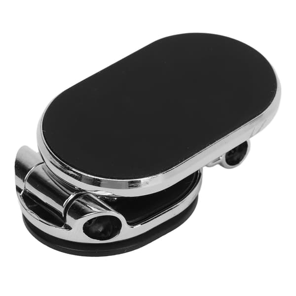 Magnetisk telefonholder til bil, magnetisk montering, 360° rotation, universal dashboard telefonholder til køretøj, sølv