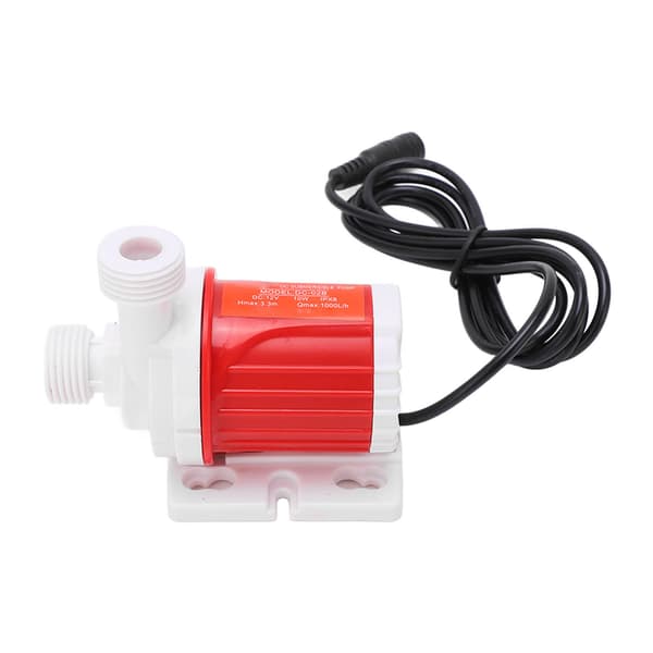 Mini Dränkbar Vattenpump för Hushållsbruk DC12V 10W 3.3M Lyfthöjd
