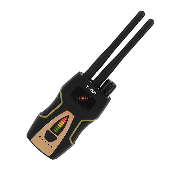 T-8000 RF Signal Detector: GSM Audio Finder & GPS Bug Scanner - Anti-Spy Device