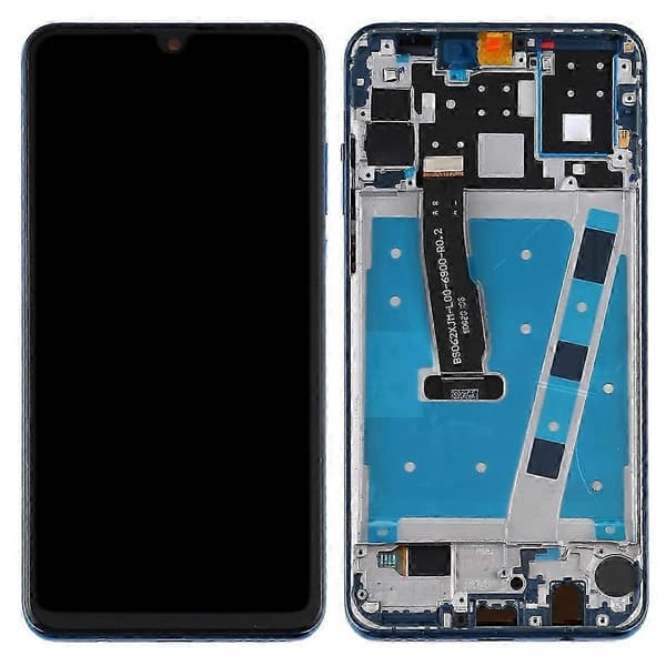 OEM LCD-skærm til Huawei P30 Lite Digitizer Komplet Samling med Ramme Blue