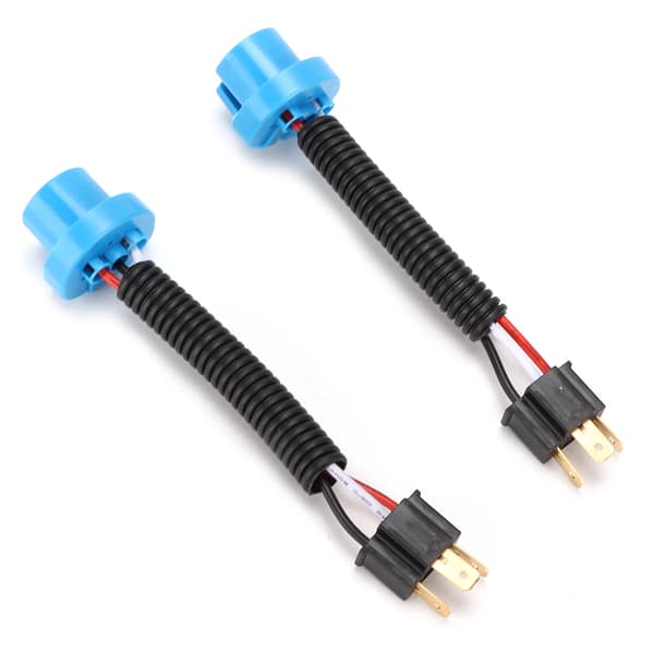 Bil H4 Forlygteadapter 9007 Universal Plug and Play 12V til 24V