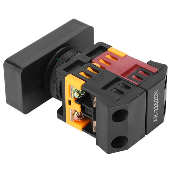 LED Belyst Dobbelt Trykknapkontakt 220V AC