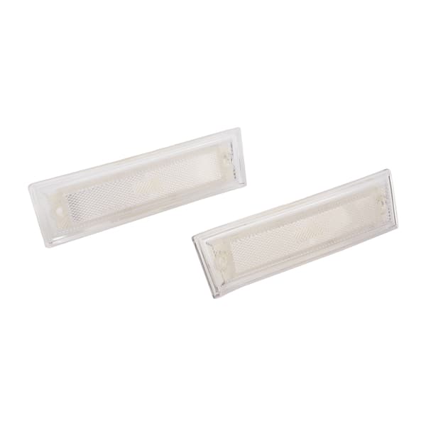 GMC Suburban 1981 1991 Front Bumper Sidemarkeringslys Hvit Erstatningstilbehør