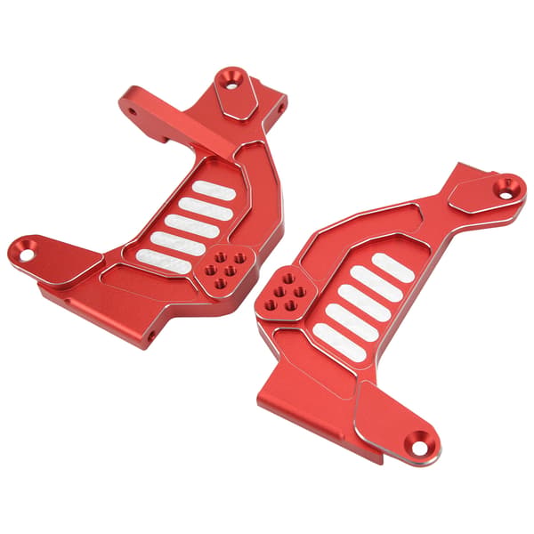 RC Front Stødplade Byte Aluminiumslegering Front Stødtårnplade til Axial SCX6 1/6 RC Bil Rød