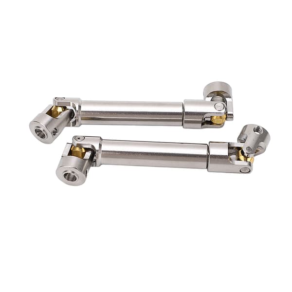 2 stk. RC Drivaksel Rustfrit Stål M4 til 1/10 RC Crawler til Traxxas til Axial SCX10 II 91mm