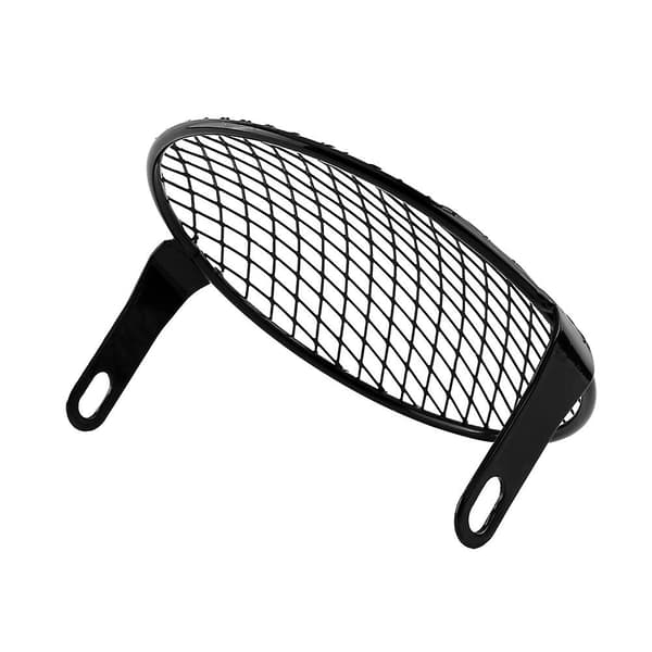 Retro motorsykkel frontlysdeksel for cafe racer, 6,3\" diamantgrill sidemontering