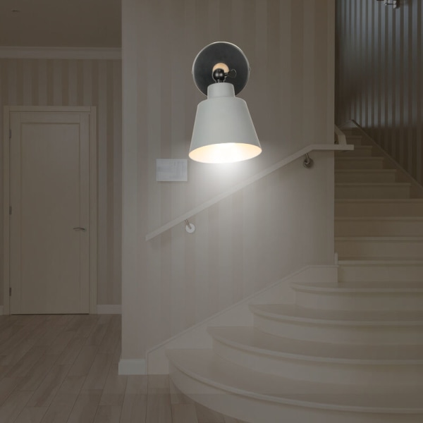 STK Smedejernsvæglampe Moderne Kreativ Retro Minimalistisk Industriel Barvæglampe til soveværelse, til indendørs og udendørs