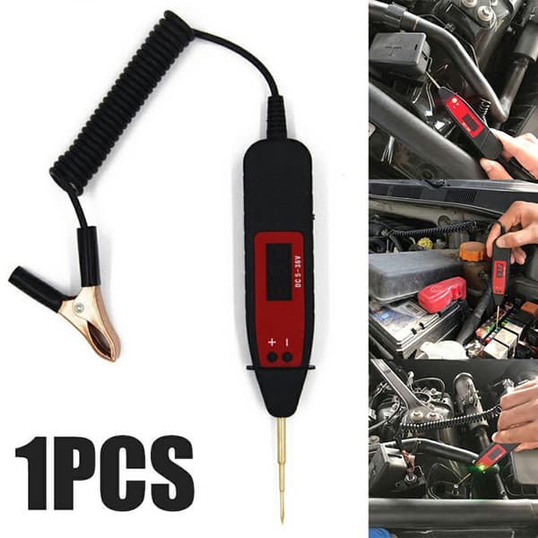 DC 5V till 36V LCD Digital Spänningstestare Penna med LED-ljus