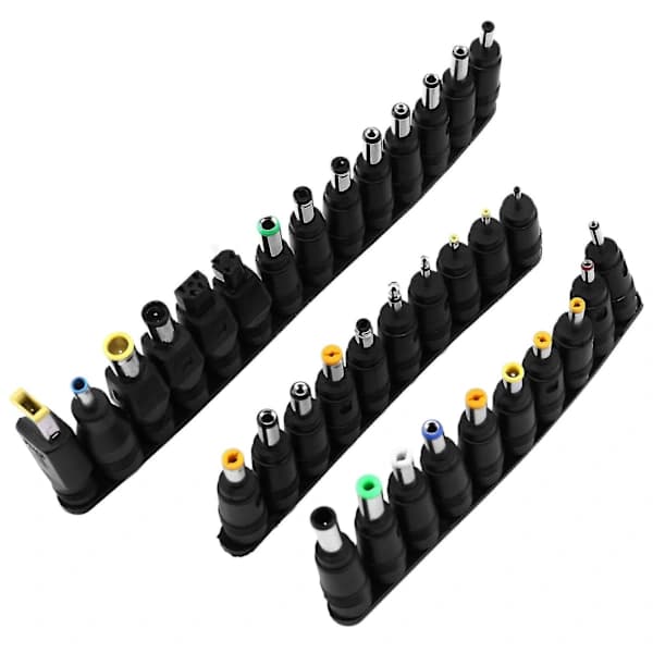 Universal DC 12v 15v 16v 18v 19v 20v 24v 4.5a 4a Justerbar Strømforsyningsadapter 34 Avtakbare Plugger For[ht]