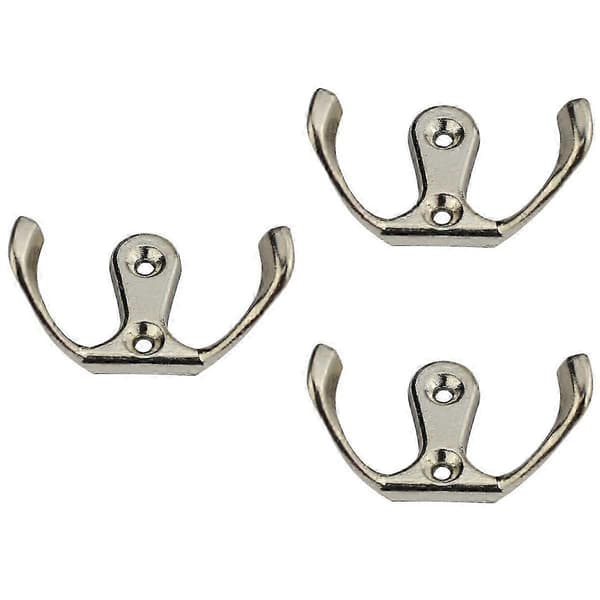 Krokar Dörrväggkrok för kappa 30 st zinklegering silverfinish