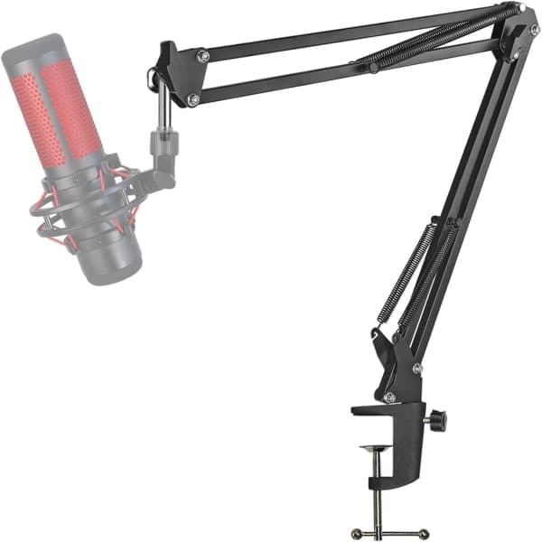[HT] Mikrofoniteline - Ammattimainen teline HyperX QuadCast S -kondensaattorimikrofonille