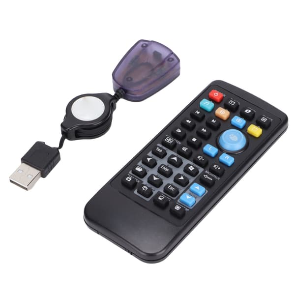 Fjernkontroll USB-mottaker Kontroll PC Datamaskin Fjernkontroll Trådløs Fjernkontroll