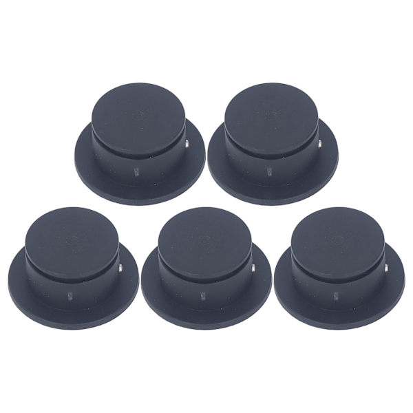 5st Surfa koppel Plug Replacement Round Board Cup Plug for Surfboard Longboard Svart