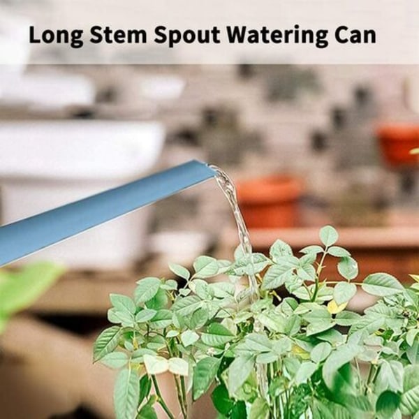 Muovinen CAN, 1,5 l muovinen sisäkasvien CAN, pitkä juoksuputki puutarhakasteluuukku sisäkasveille Bonsai Su