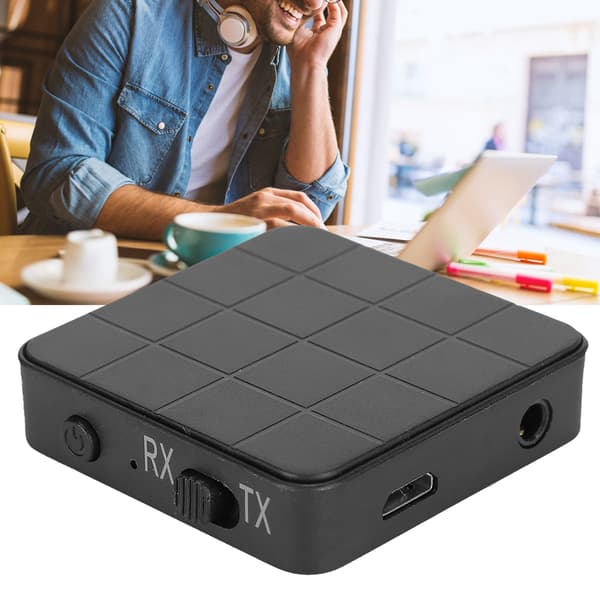 B2 2 i 1 Bluetooth 5.0 Trådløs Lydsender Mottaker 3.5MM Bærbar Adapter
