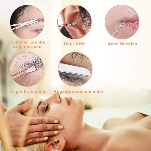 16 delar nagelklippare vård resor set