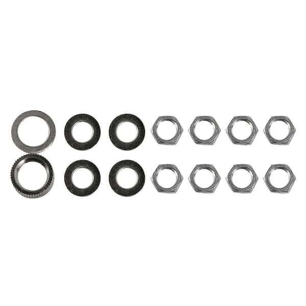3X LP elgitarr pickuper kretsledningsnät 2T2V 500K potentiometrar 3-vägsomkopplare för Gibson Les Paul-stil gitarr Silver & black cap