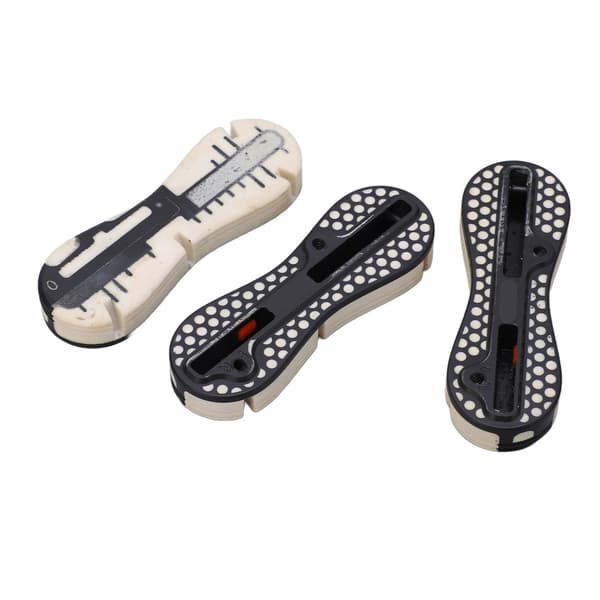 Surfbrede Fin Box Erstatning Rund Cup Form PVC Mesh Grid Tail Roder Slot Fin Boxes