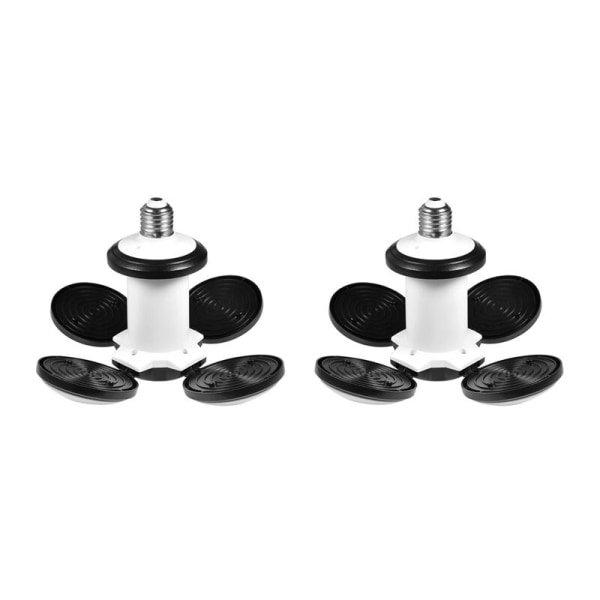 2 stk 60W foldefodboldform Garagelys LED Garagelys Transformable, til stue, entre, soveværelse mv.