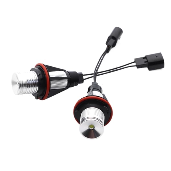 【HT】20W virheetön valkoinen LED Angel Eye -rengasmerkkivalopolttimot BMW E87 E39 M5 E60 E61 E63 E64 M6 E65 E66 E83 X3 E53 X5 -malleihin 1 Pair