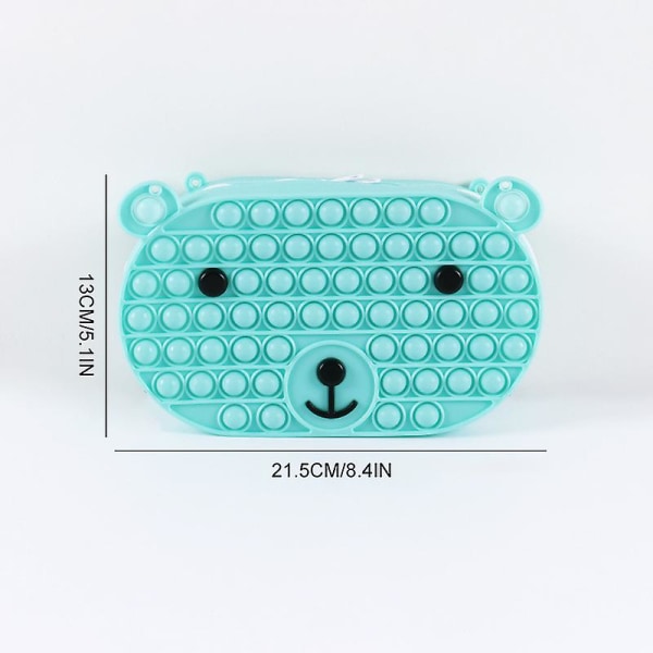 Barnväska för björn (Little Bear Satchel - Cyan),