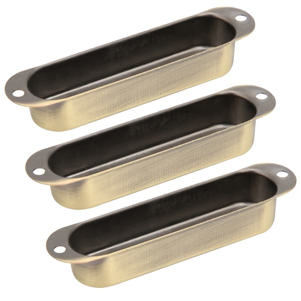 3 stk. Solid Messing Guitar Pickup Lås Enkelt Uden Hul Musik Tilbehør
