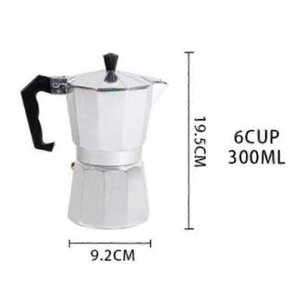 Kaffebryggare 3 koppar 6 Cups
