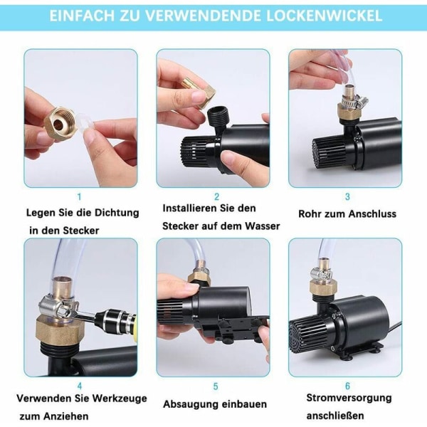 (QR90B) Micro DC Solar Borstlös Odling Vatten Kallvatten Cirkulationsfontänpump