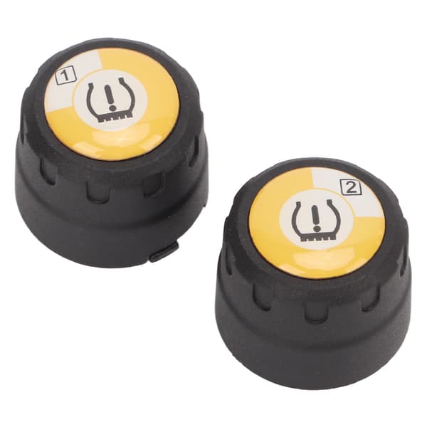 Bluetooth TPMS 2 Extern Sensor Realtidsövervakningssystem för Däcktryck med Trycktemperatur Alarm för Motorcykel