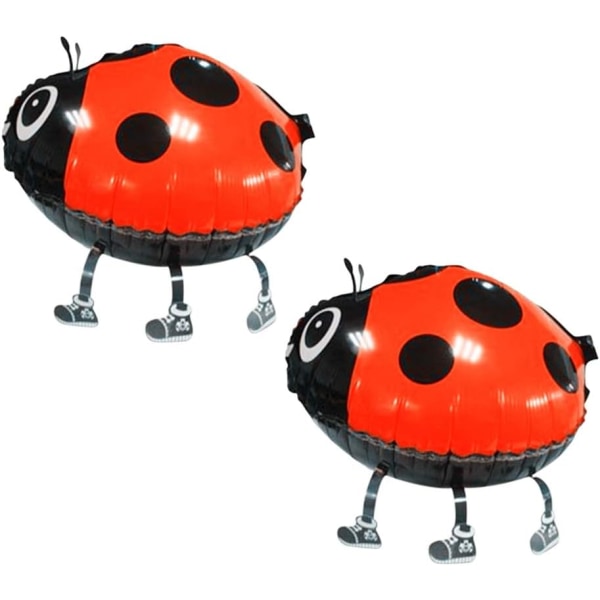 2 stk Walking Beetle Dyreballonger Aluminiumsfolie Air Walker Ballonger Festrekvisita Dekorasjoner Barneleker