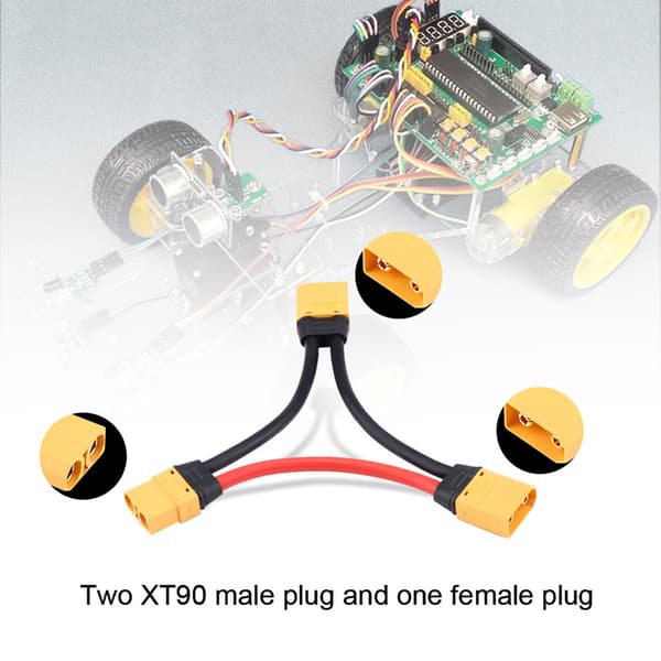 Plast XT90 10AWG -liitinadapterikaapeli RC-lisävaruste