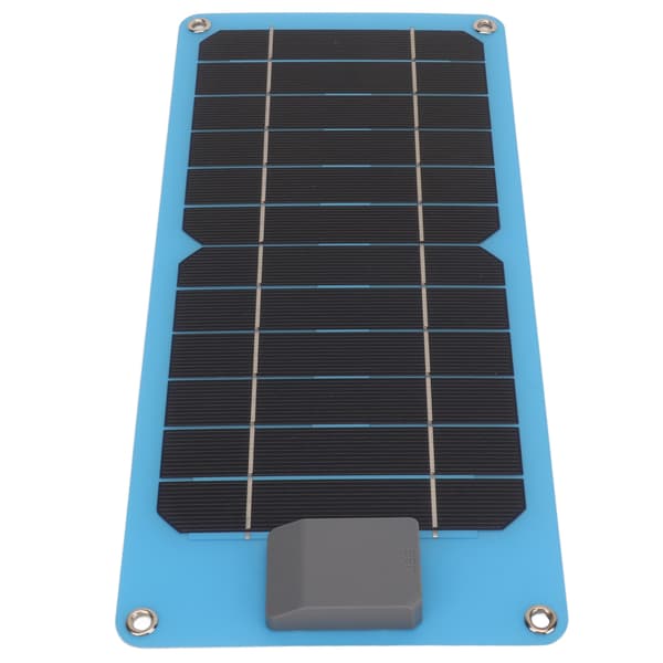 Solcellelader 8W 5V Vanntett Bærbar Bilbatterilader for Båt Tilhenger RV