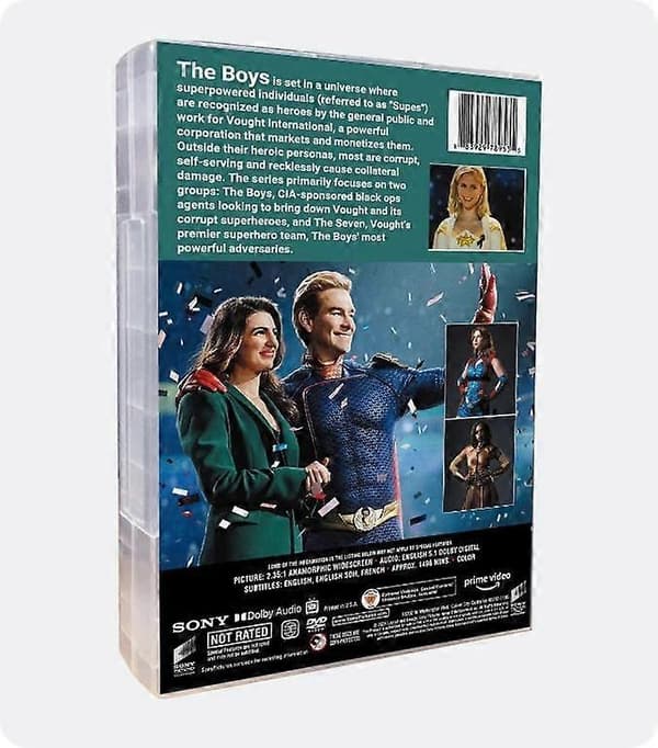 The Boys kaudet 1-4 Koko sarja 12 levyn DVD Uusi