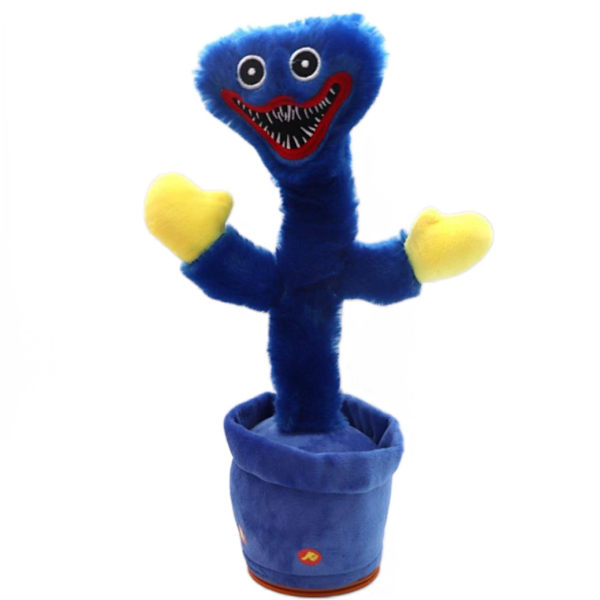 Poppy Playtime Huggy Wuggy Twist Cactus sähkönukke Blue