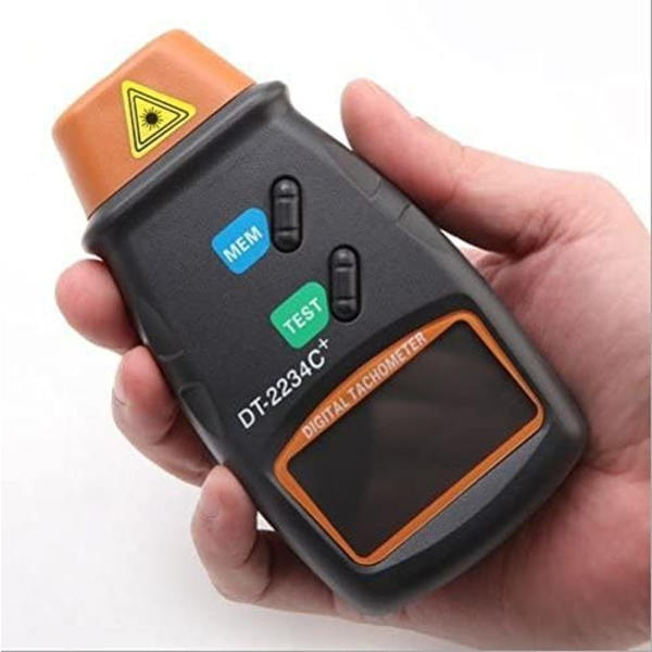 Digital Varvräknare Professionell Digital Varvräknare LCD-skärm Varvräknare Tester Varvräknare Autoväxling med Heavy Duty 6