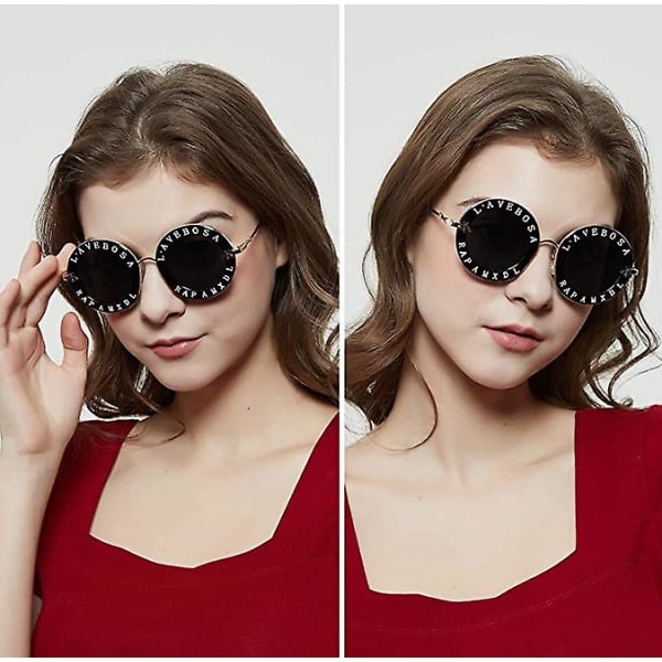 Solbriller med rund ramme - Dame
