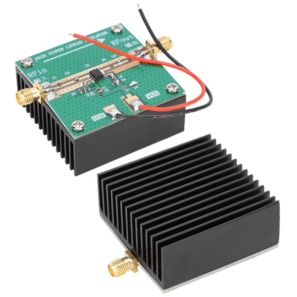 Høyeffekts RF-forsterker 1W 400-2700MHz med kjøleribbe