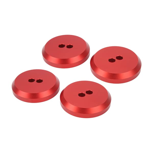 4 stk. Aluminium Jack Pad Adapter Udskiftning til Chevy Corvette C5 C6 C7 C8 Rød